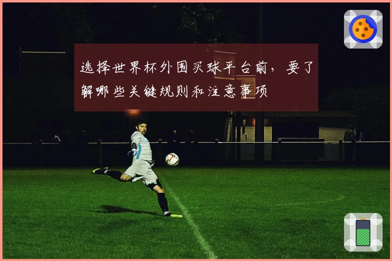 选择世界杯外围买球平台前，要了解哪些关键规则和注意事项